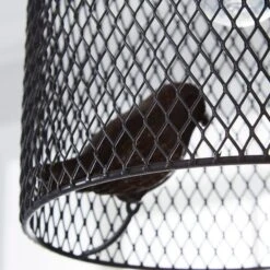 Livry Bird Grey Easy Fit Pendant Shade 10 Livry Bird Grey Easy Fit Pendant Shade -Online Home Furnishings 1000111889 alt03