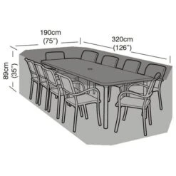 Garland 8 And 10 Seater Furniture Set Cover -Online Home Furnishings 1000116898 alt02