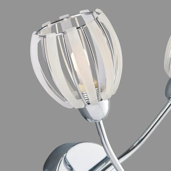 Rosa 2 Light Chrome Wall Light 5 Rosa 2 Light Chrome Wall Light - Image 3