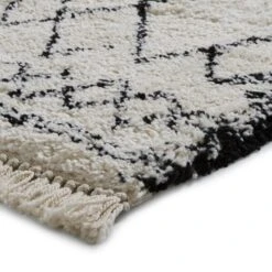 Black And White Boho 5402 Rug -Online Home Furnishings 1000138356 alt05