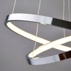 Vogue Kline 2 Light Integrated LED Hoop Ceiling Light 19 Vogue Kline 2 Light Integrated LED Hoop Ceiling Light -Online Home Furnishings 1000156388 alt02