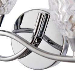 Vogue Boyer 2 Light Wall Light Chrome 15 Vogue Boyer 2 Light Wall Light Chrome -Online Home Furnishings 1000156390 alt05