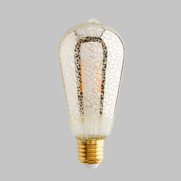 Dunelm 4W ST64 ES LED Crackle Bulb 4 Dunelm 4W ST64 ES LED Crackle Bulb - Image 2