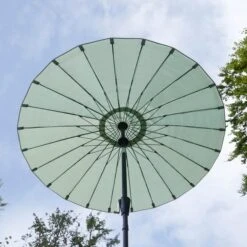 2m Shanghai Sage Green Crank Parasol 11 2m Shanghai Sage Green Crank Parasol -Online Home Furnishings 1000159348 alt01