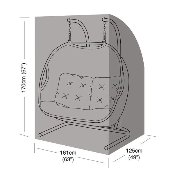 Garland 2 Seater Swing Bench Cover 4 Garland 2 Seater Swing Bench Cover - Image 2