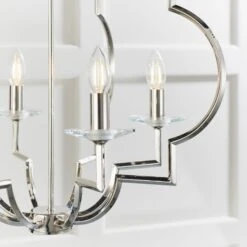Vogue Garland Chrome 4 Light Ceiling Light 11 Vogue Garland Chrome 4 Light Ceiling Light -Online Home Furnishings 1000169439 alt02