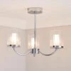 Mavia 3 Light Glass Bathroom Semi Flush Ceiling Light 2 Mavia 3 Light Glass Bathroom Semi Flush Ceiling Light -Online Home Furnishings 30575511
