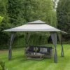 Pop Up 4m X 4m Grey Gazebo 1 Pop Up 4m X 4m Grey Gazebo -Online Home Furnishings 30595693