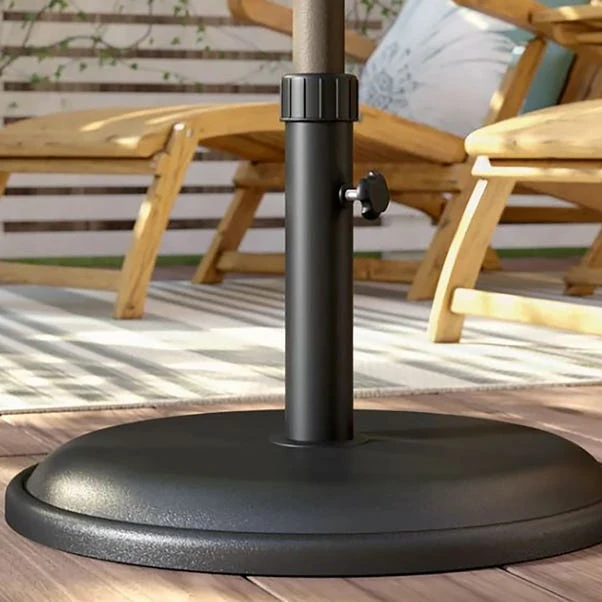 Royal Craft Black Concrete Parasol Base 4 Royal Craft Black Concrete Parasol Base - Image 2