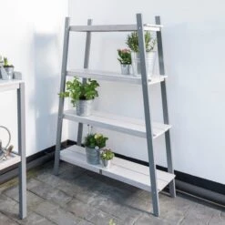 Florenity Ladder Plant Pot Shelf -Online Home Furnishings 30601059