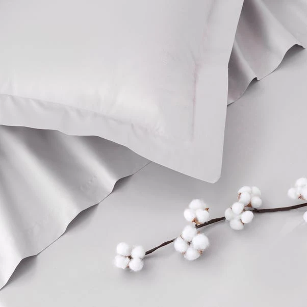 Dorma Smooth & Soft 300 Thread Count Cotton Sateen Bolster Pillowcase 6 Dorma Smooth & Soft 300 Thread Count Cotton Sateen Bolster Pillowcase - Image 4
