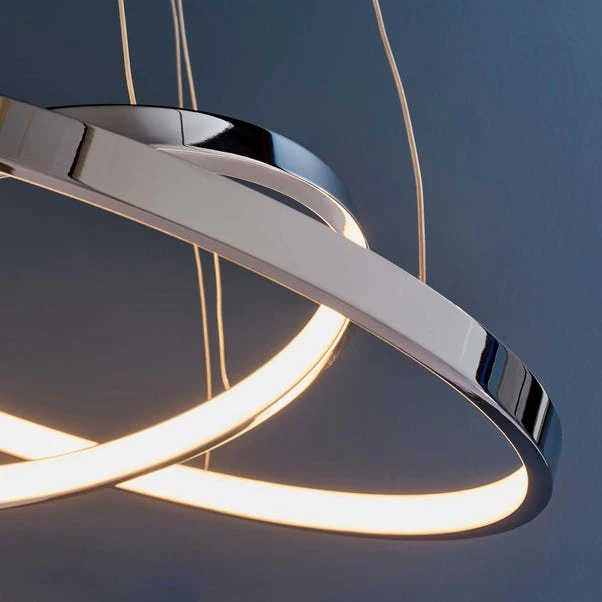 Vogue Kline 2 Light Integrated LED Hoop Ceiling Light 8 Vogue Kline 2 Light Integrated LED Hoop Ceiling Light - Image 6
