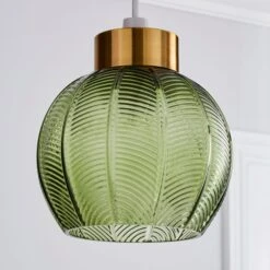Colleen Glass Easy Fit Pendant Shade -Online Home Furnishings 30671315 alt01