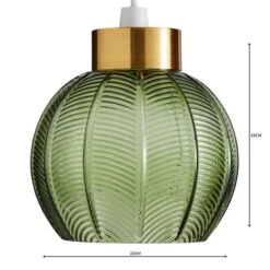 Colleen Glass Easy Fit Pendant Shade -Online Home Furnishings 30671315 alt04