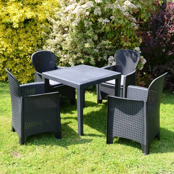 Salerno 4 Seater Dining Set With Sicily Chairs 3 Salerno 4 Seater Dining Set With Sicily Chairs