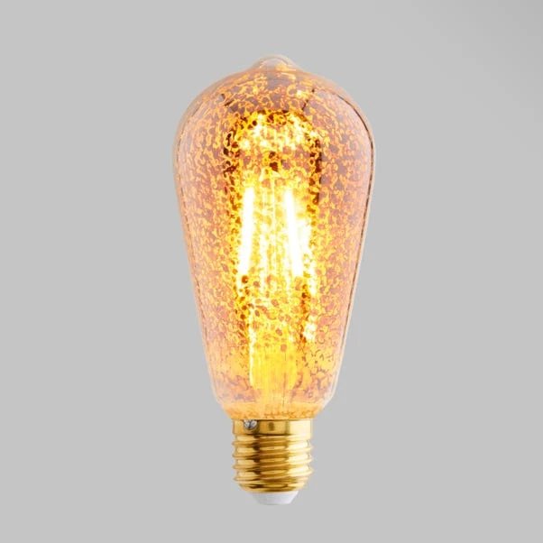 Dunelm 4W ST64 ES LED Crackle Bulb 3 Dunelm 4W ST64 ES LED Crackle Bulb