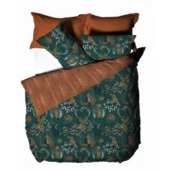 Furn. Riva Forest Fauna Duvet Cover & Pillowcase Set -Online Home Furnishings 30710630 alt07