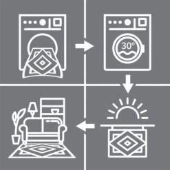 PractiMat Eleni Washable Runner -Online Home Furnishings 30720438 alt08