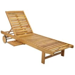 Acacia Wooden Lounger