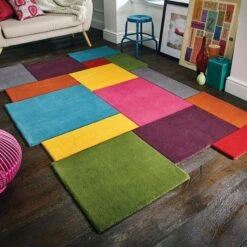 Abstract Collage Rug 38 Abstract Collage Rug -Online Home Furnishings 30751344