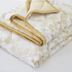 Dorma Daylesford Yellow 100% Cotton Bedspread -Online Home Furnishings 30752384 alt02