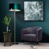 Vogue Balaton Green Velvet Floor Lamp 2 Vogue Balaton Green Velvet Floor Lamp -Online Home Furnishings 30755829