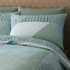 Catherine Lansfield Larsson Geo Reversible Duvet Cover And Pillowcase Set -Online Home Furnishings 30757644 alt01