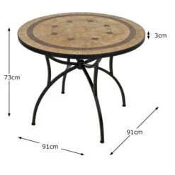 Riverside 91cm Patio Table Set With 4 Austin Chairs 18 Riverside 91cm Patio Table Set With 4 Austin Chairs -Online Home Furnishings 30760667 alt08