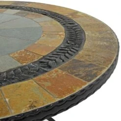 Virginia 91cm Patio Table Set With 4 Austin Chairs 16 Virginia 91cm Patio Table Set With 4 Austin Chairs -Online Home Furnishings 30760670 alt06