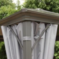 Lugano Polycarbonate 3m X 3m Grey Gazebo 10 Lugano Polycarbonate 3m X 3m Grey Gazebo -Online Home Furnishings 30763561 alt03