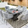 Aspen 6 Seater Fire Pit Dining Set 1 Aspen 6 Seater Fire Pit Dining Set -Online Home Furnishings 30764006