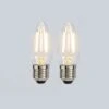 Set Of 2 Status 4W ES Filament Candle Bulbs -Online Home Furnishings 30767684