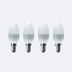 Set Of 2 Status 5.5W Cool White Pearl SES Candle Bulbs 9 Set Of 2 Status 5.5W Cool White Pearl SES Candle Bulbs -Online Home Furnishings 30767692 alt04