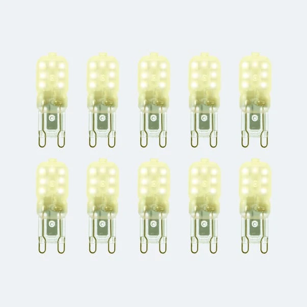Set Of 10 Status 2.2W G9 Capsule Bulbs 3 Set Of 10 Status 2.2W G9 Capsule Bulbs