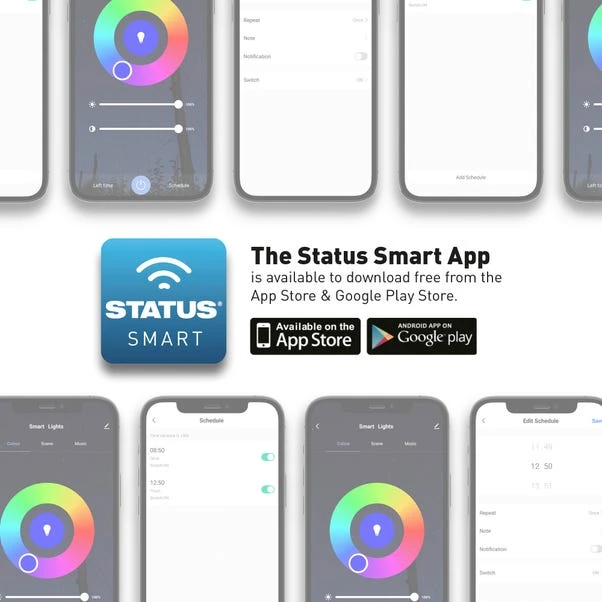 Status SMART 9W BC GLS Colour Changing Bulb 7 Status SMART 9W BC GLS Colour Changing Bulb - Image 5