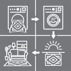 PractiMat Eleni Washable Runner -Online Home Furnishings 30770706 alt08