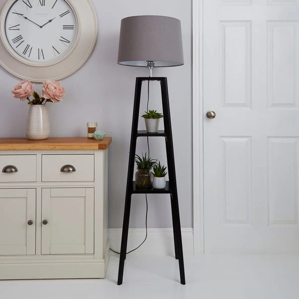 Beaumont Plant Stand Wooden Floor Lamp 11 Beaumont Plant Stand Wooden Floor Lamp - Image 9
