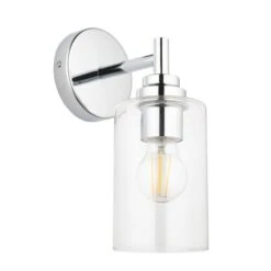 Fryer Chrome Bathroom Wall Light 14 Fryer Chrome Bathroom Wall Light -Online Home Furnishings 30789841 alt05