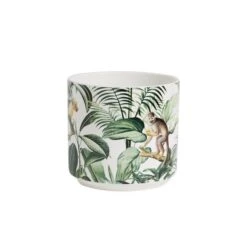 Large Ceramic Monkey Plant Pot 6 Large Ceramic Monkey Plant Pot -Online Home Furnishings 30797987 alt02