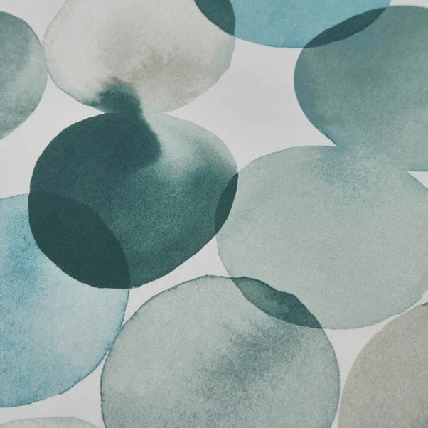 Watercolour Circles Teal Duvet Cover And Pillowcase Set 19 Watercolour Circles Teal Duvet Cover And Pillowcase Set - Image 17