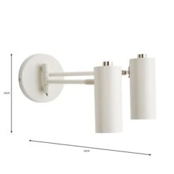 Leila Dual Spotlight Wall Light 28 Leila Dual Spotlight Wall Light -Online Home Furnishings 30798626 alt06