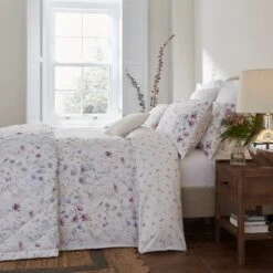 Dorma Wildflower Mauve Cotton Duvet Cover And Pillowcase Set 39 Dorma Wildflower Mauve Cotton Duvet Cover And Pillowcase Set -Online Home Furnishings 30799102 alt05