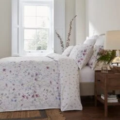 Dorma Wildflower Mauve Cotton Duvet Cover And Pillowcase Set 30 Dorma Wildflower Mauve Cotton Duvet Cover And Pillowcase Set -Online Home Furnishings 30799103 alt02