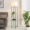 Wendell Glass Shelved Floor Lamp 1 Wendell Glass Shelved Floor Lamp -Online Home Furnishings 30802427