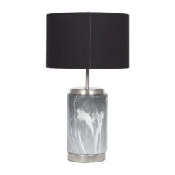 Carrara Marble Table Lamp 14 Carrara Marble Table Lamp -Online Home Furnishings 30803548 alt02