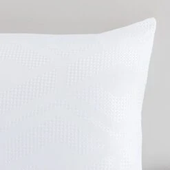 Croston Waffle White Duvet Cover And Pillowcase Set 26 Croston Waffle White Duvet Cover And Pillowcase Set -Online Home Furnishings 30807785 alt04