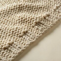 Chunky Knit Throw 23 Chunky Knit Throw -Online Home Furnishings 30826701 alt04