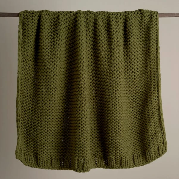 Chunky Knit Throw 5 Chunky Knit Throw - Image 3