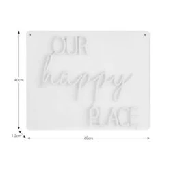 Our Happy Place Neon Sign 11 Our Happy Place Neon Sign -Online Home Furnishings 30833992 alt04