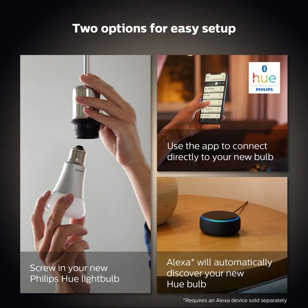 Set Of 2 Philips HUE Smart 5.5W SES LED Dimmable Candle Bulbs 6 Set Of 2 Philips HUE Smart 5.5W SES LED Dimmable Candle Bulbs - Image 4